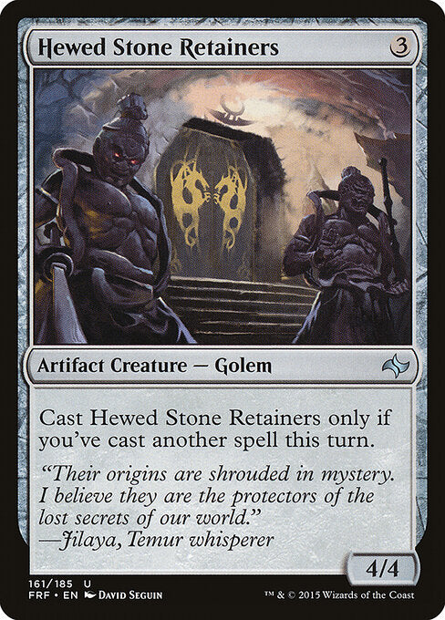 Hewed Stone Retainers - Fate Reforged - U - 161