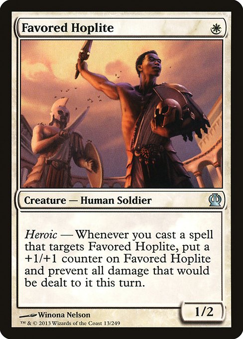 Favored Hoplite - Theros - U - 13