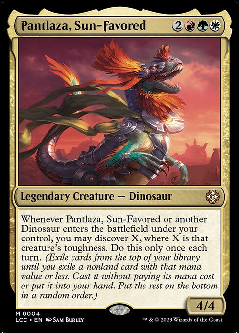 Pantlaza, Sun-Favored - Commander: The Lost Caverns of Ixalan - M - 4
