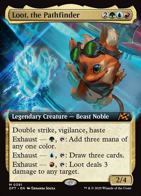 Loot, the Pathfinder (Extended Art) - Aetherdrift - M - 391