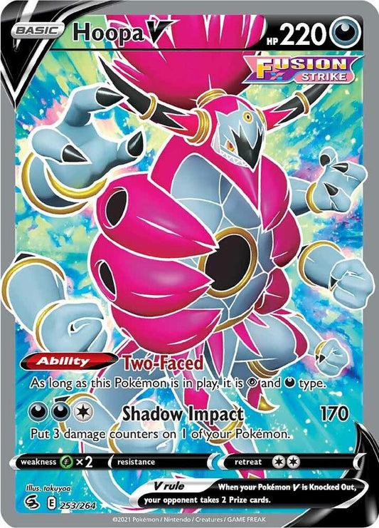 Hoopa V (Full Art) - SWSH08: Fusion Strike - Ultra Rare - 253/264