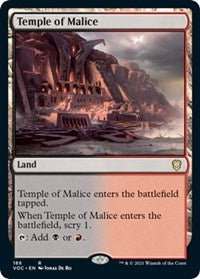 Temple of Malice - Commander: Innistrad: Crimson Vow - R - 186