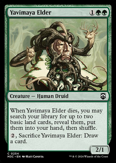 Yavimaya Elder (Ripple Foil) - Commander: Modern Horizons 3 - C - 254