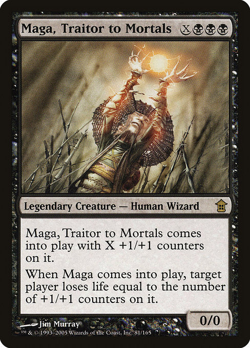 Maga, Traitor to Mortals - Saviors of Kamigawa - R - 81