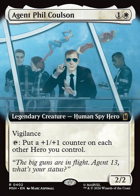 Agent Phil Coulson (Extended Art) - Marvel Super Heroes - R - 402