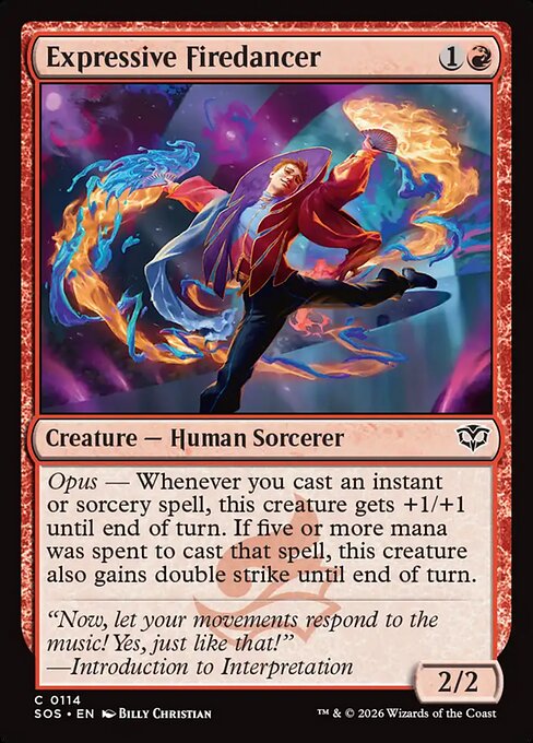 Expressive Firedancer - Secrets of Strixhaven - C - 114