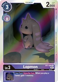 Lopmon - Next Adventure - Rare - BT7-068 R