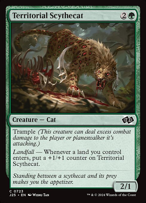 Territorial Scythecat - Foundations Jumpstart - C - 723
