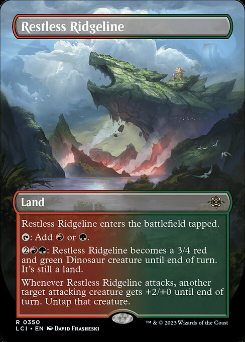 Restless Ridgeline (Borderless) - The Lost Caverns of Ixalan - R - 350