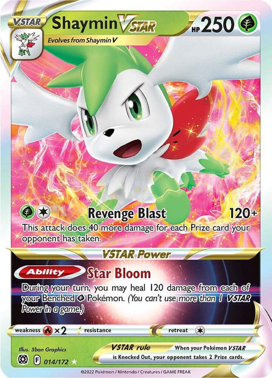 Shaymin VSTAR - SWSH09: Brilliant Stars - Ultra Rare - 014/172