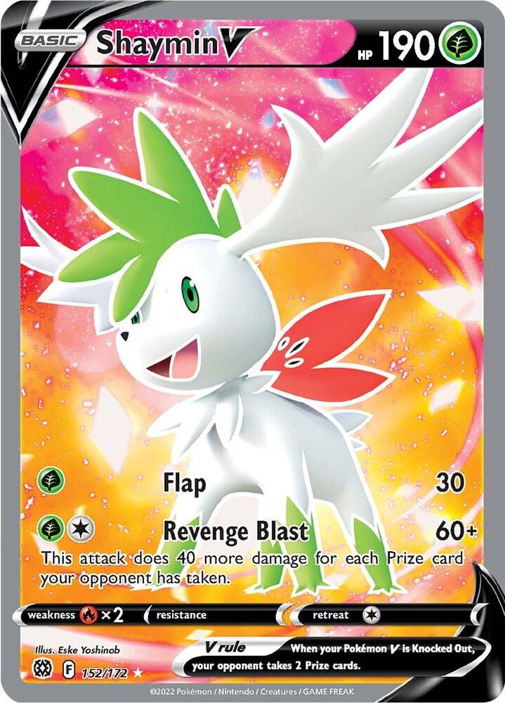 Shaymin V (Full Art) - SWSH09: Brilliant Stars - Ultra Rare - 152/172