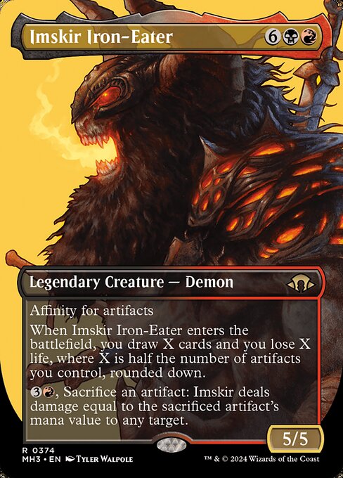 Imskir Iron-Eater (Borderless) - Modern Horizons 3 - R - 374