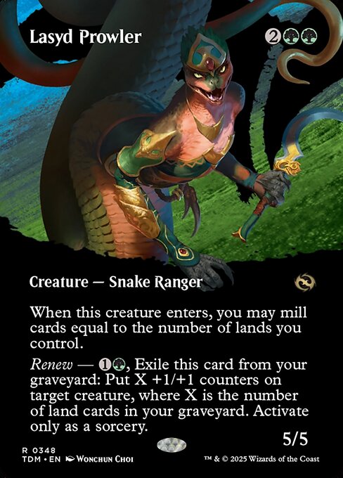 Lasyd Prowler (Borderless) - Tarkir: Dragonstorm - R - 348