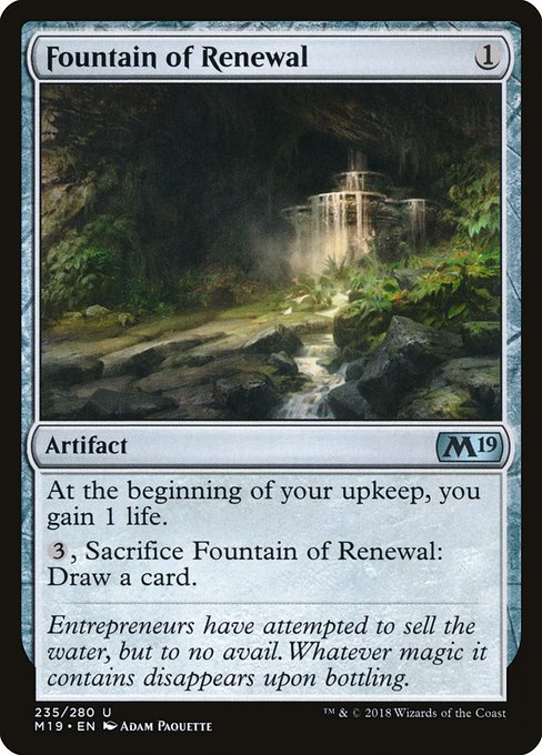 Fountain of Renewal - Core Set 2019 - U - 235