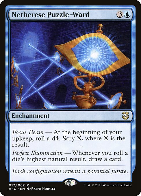 Netherese Puzzle-Ward - Commander: Adventures in the Forgotten Realms - R - 17