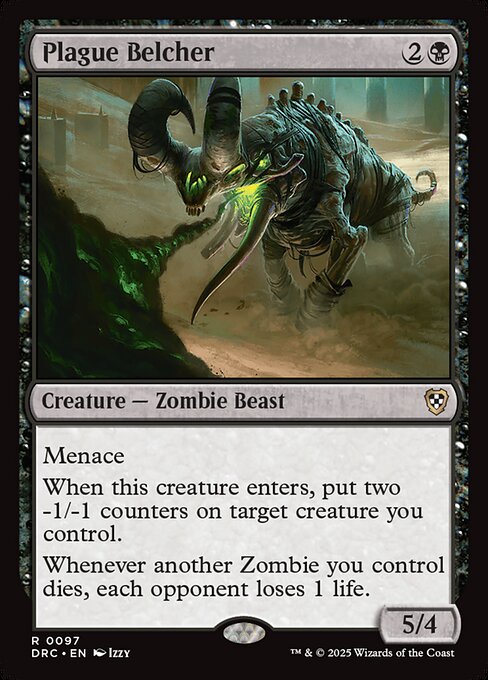 Plague Belcher - Commander: Aetherdrift - R - 97