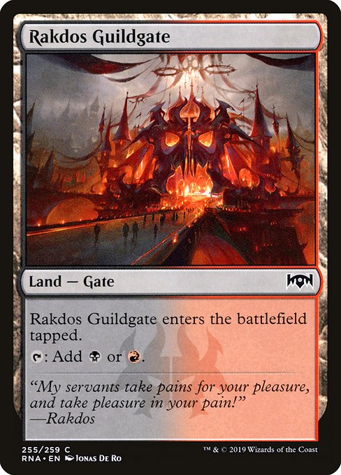 Rakdos Guildgate (255) - Ravnica Allegiance - C - 255