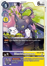 BlackGatomon - New Awakening Pre-Release Cards - Uncommon - BT8-077 U