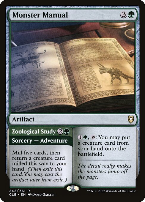 Monster Manual - Commander Legends: Battle for Baldur's Gate - R - 242