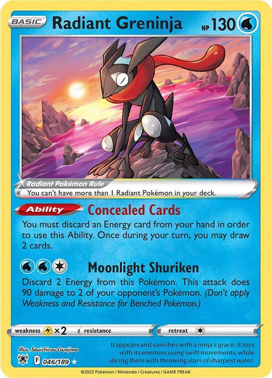 Radiant Greninja - SWSH10: Astral Radiance - Radiant Rare - 046/189