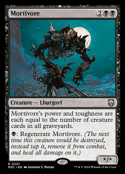 Mortivore (Ripple Foil) - Commander: Modern Horizons 3 - R - 201