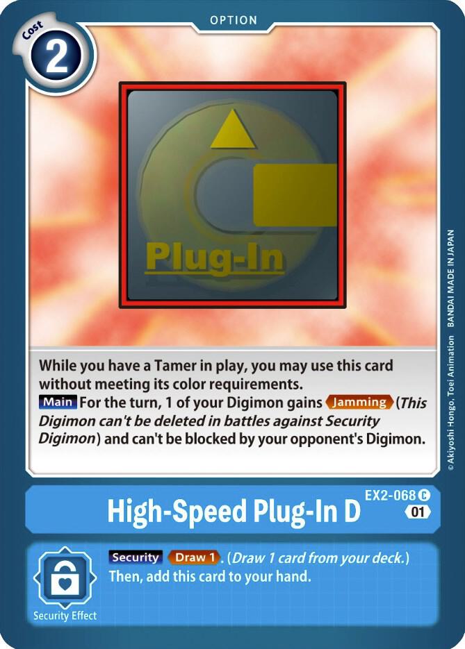 High-Speed Plug-In D - Digital Hazard - Common - EX2-068 C