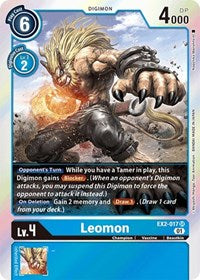 Leomon - Digital Hazard - Super Rare - EX2-017 SR