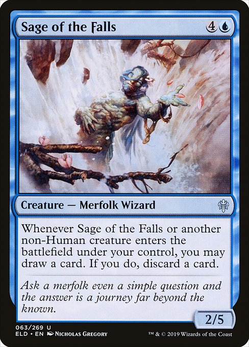 Sage of the Falls - Throne of Eldraine - U - 63
