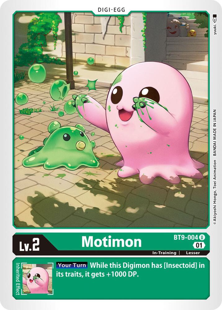 Motimon - X Record - Uncommon - BT9-004 U