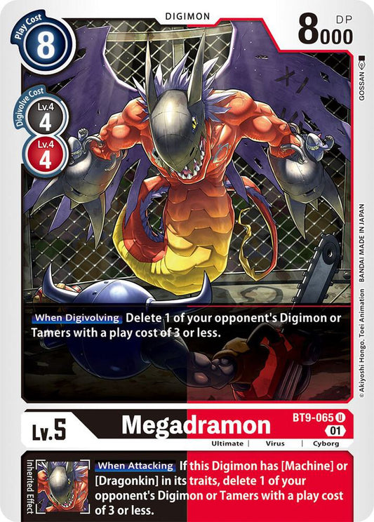 Megadramon - X Record - Uncommon - BT9-065 U