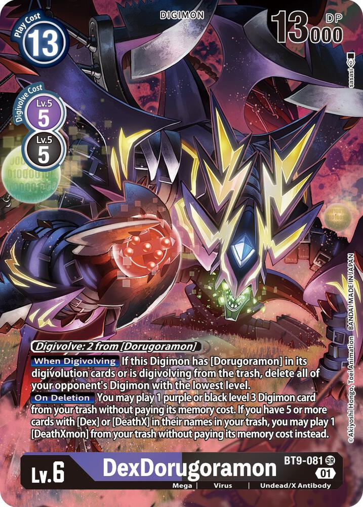 DexDorugoramon (Alternate Art) - X Record - Super Rare - BT9-081 SR