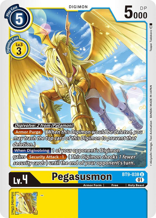 Pegasusmon - X Record - Uncommon - BT9-038 U