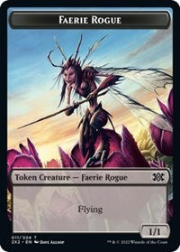Faerie Rogue // Monk Double-Sided Token - Double Masters 2022 - T - 11 // 6