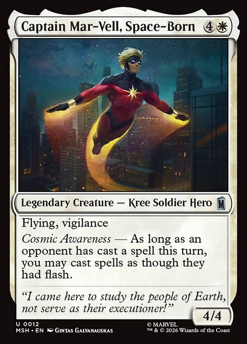 Captain Mar-Vell, Space-Born - Marvel Super Heroes - U - 12