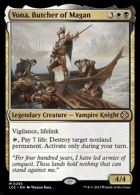Vona, Butcher of Magan - Commander: The Lost Caverns of Ixalan - M - 293