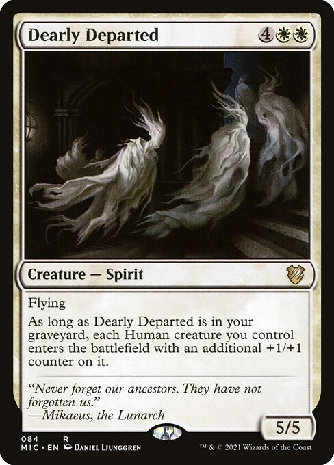 Dearly Departed - Commander: Innistrad: Midnight Hunt - R - 84