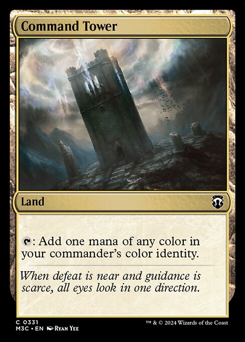 Command Tower (Ripple Foil) - Commander: Modern Horizons 3 - C - 331
