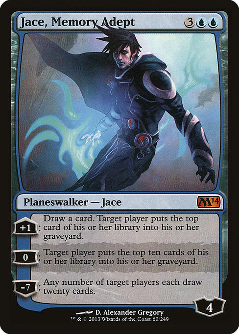 Jace, Memory Adept - Magic 2014 (M14) - M - 60