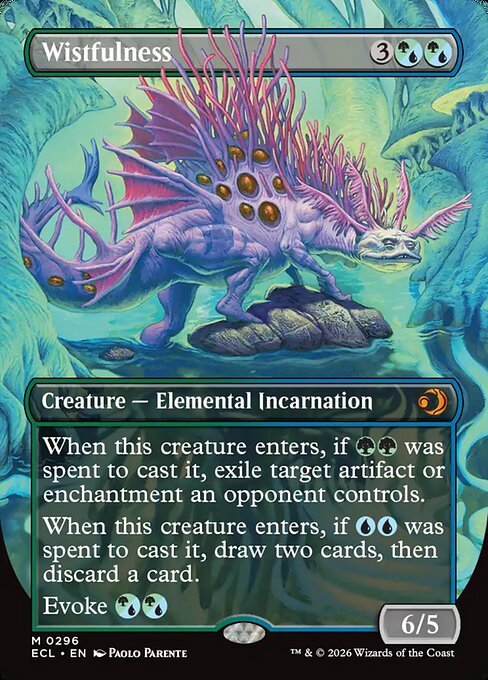 Wistfulness (Borderless) - Lorwyn Eclipsed - M - 296