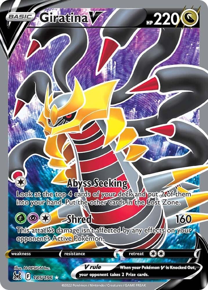 Giratina V (Full Art) - SWSH11: Lost Origin - Ultra Rare - 185/196