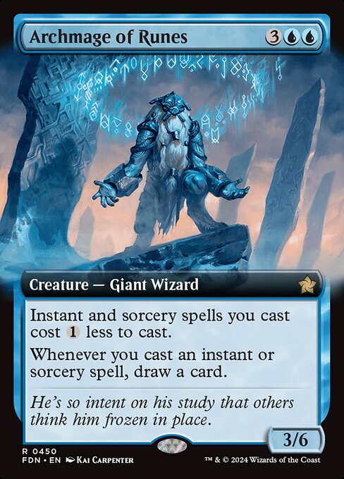 Archmage of Runes (Extended Art) - Foundations - R - 450