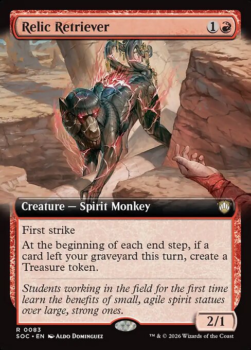 Relic Retriever (Extended Art) - Commander: Secrets of Strixhaven - R - 83