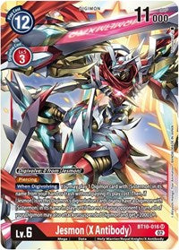 Jesmon (X Antibody) - Xros Encounter - Super Rare - BT10-016 SR