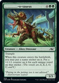 _______-o-saurus (Galaxy Foil) - Unfinity - C - 434