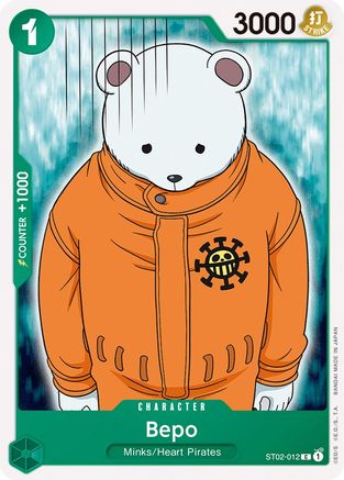 Bepo - Starter Deck 2: Worst Generation - C - ST02-012