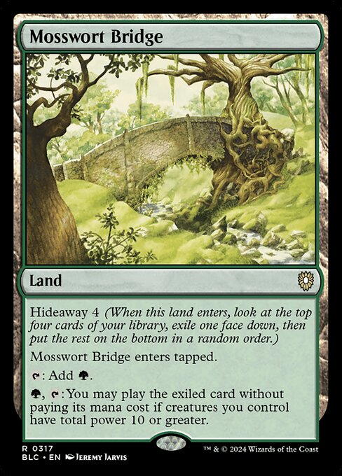 Mosswort Bridge - Commander: Bloomburrow - R - 317