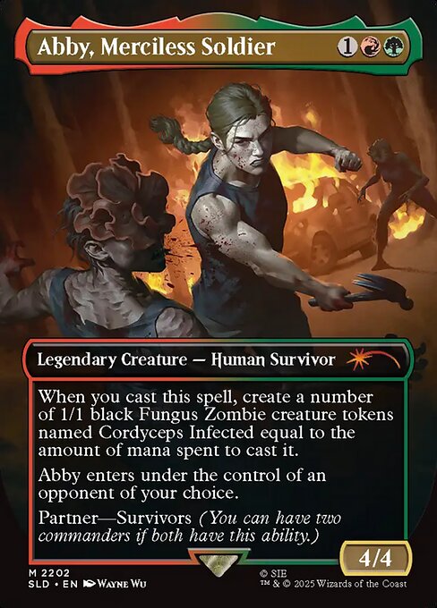 Abby, Merciless Soldier - Secret Lair Drop Series - M - 2202
