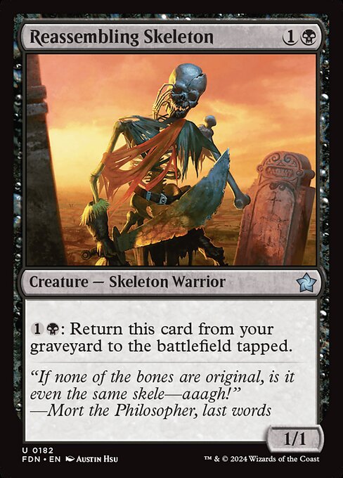 Reassembling Skeleton - Foundations - U - 182