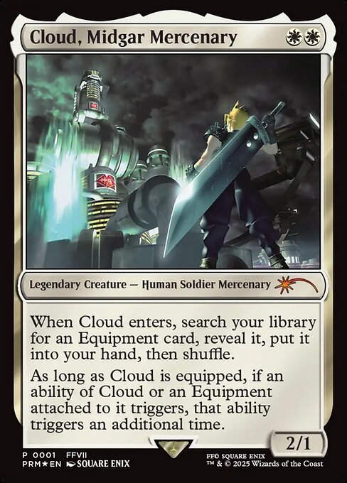 Cloud, Midgar Mercenary - Unique and Miscellaneous Promos - P - 1