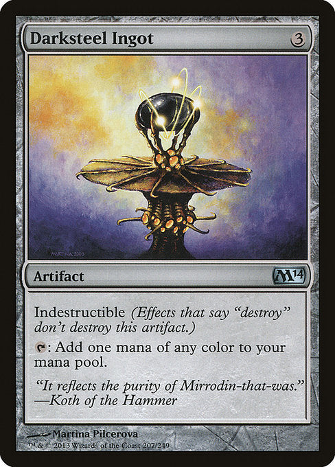 Darksteel Ingot - Magic 2014 (M14) - U - 207